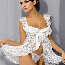 Sexy Lingerie Lace Nightwear Underwear Sleepwear Babydoll G-String NightgownJFY66