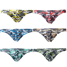 sexy men camouflage briefs underwear breathable men briefs u convex pouch low waist bikini briefs underpants J4U66