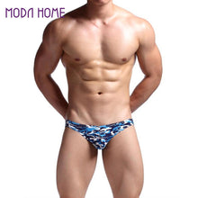 sexy men camouflage briefs underwear breathable men briefs u convex pouch low waist bikini briefs underpants J4U66