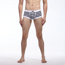 Sexy Men's Cotton Underwear Boxers Striped Shorts Fashion Underpants S-XL J4U66