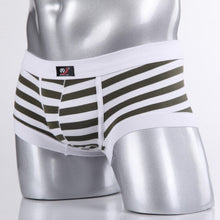 Sexy Men's Cotton Underwear Boxers Striped Shorts Fashion Underpants S-XL J4U66