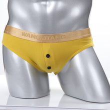 sexy mens briefs cotton underwear shorts underpants button low rise briefs m l J4U66
