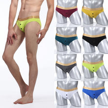 sexy mens briefs cotton underwear shorts underpants button low rise briefs m l J4U66