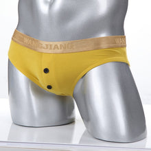 sexy mens briefs cotton underwear shorts underpants button low rise briefs m l J4U66