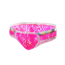 Sexy Mens Pouch Lace Briefs Underwear Thong Shorts Lingerie G-Strings Panties J4U66
