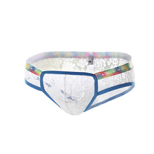 Sexy Mens Pouch Lace Briefs Underwear Thong Shorts Lingerie G-Strings Panties J4U66
