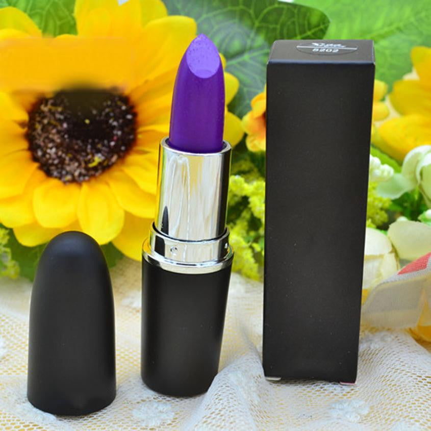 Sexy Moisturizer Long Lasting Waterproof Matte Lipstick Makeup Glossy Lipgloss J4U66