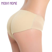 sexy padded women panties seamless buttock plump underpants butt lift briefs women underwear panty black beige J4U66