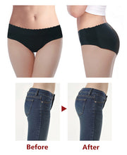 sexy padded women panties seamless buttock plump underpants butt lift briefs women underwear panty black beige J4U66