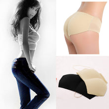 sexy padded women panties seamless buttock plump underpants butt lift briefs women underwear panty black beige J4U66