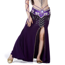 Sexy Belly Dance Costume with Slit Modal Cotton Skirt Dress 7 colors J4U66