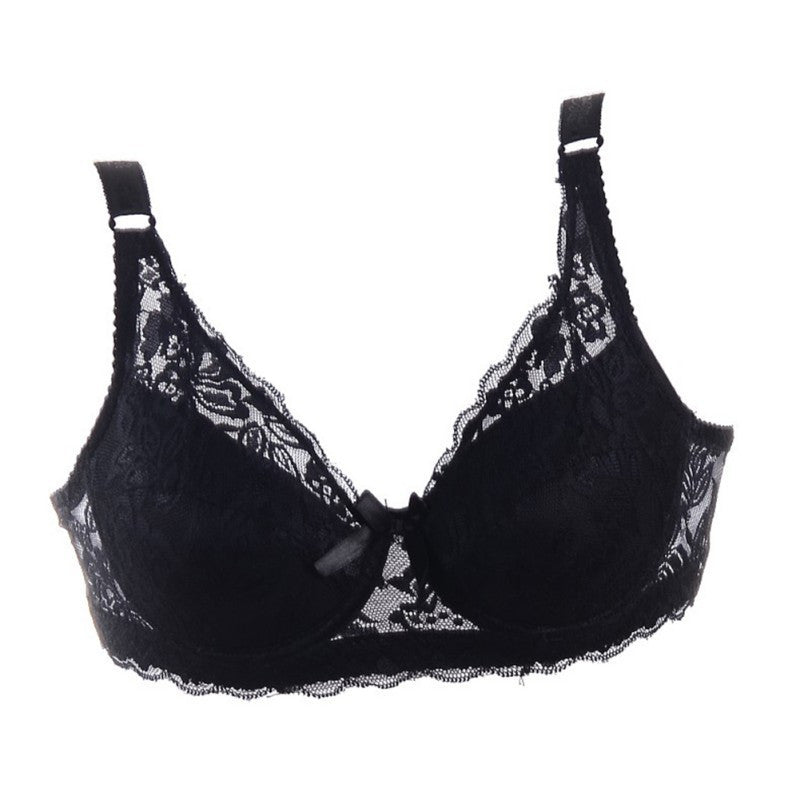 Sexy Push Up Bra 32 34 36 38 40 42 B 3/4 Cup for Lace Bras Thin Vest Style 8 Colors 16PY J4U66