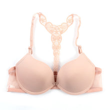 Sexy Push Up Bras for Front Closure Lace Racer Back Racerback Bra Smooth 32-36B PY4 Y3 J4U66