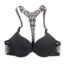Sexy Push Up Bras for Front Closure Lace Racer Back Racerback Bra Smooth 32-36B PY4 Y3 J4U66