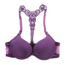 sexy push up bras for women front closure lace racer back racerback bra smooth 32 3b4 J4U66