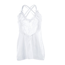 sexy sleepwear lace thongs women sexy mini dress g-string nightwear lingerie see through women costume extra large size J4U66