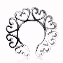 Sexy Surgical Steel Non Piercing Clip On Heart Nipple Ring Shield Nipple Body Jewelry J4U66