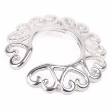 Sexy Surgical Steel Non Piercing Clip On Heart Nipple Ring Shield Nipple Body Jewelry J4U66