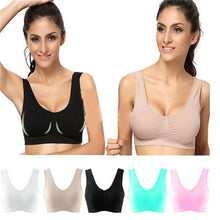 Sexy Tops Women Bust Bra Push Up Seamless Bra Sleeping Active Underwear J4U66