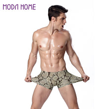 sexy underwear men snake printed spandex underpants mens underwear boxers shorts mens boxer pantiexxxl J4U66