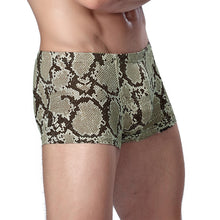 sexy underwear men snake printed spandex underpants mens underwear boxers shorts mens boxer pantiexxxl J4U66