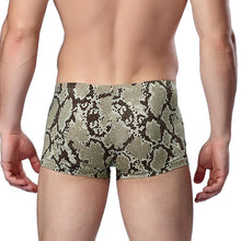 sexy underwear men snake printed spandex underpants mens underwear boxers shorts mens boxer pantiexxxl J4U66