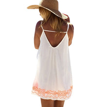 Sexy Backless Short BOHO Evening Party Beach Mini Dress Sundress J4U66