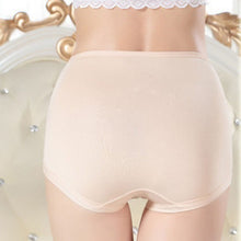 Sexy Women Bamboo Fiber High Waist Underwear Print Lingerie Panties Briefs Knickers J4U66