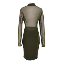 Sexy Women Bodycon Bandage Dress Evening Party Long Sleeve Slim Pencil Dresses J4U66
