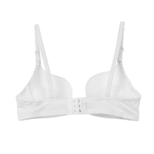 sexy women bra seamless deep u shaped push up bra underwire padded bralette women underwear white black beige J4U66