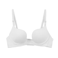 sexy women bra seamless deep u shaped push up bra underwire padded bralette women underwear white black beige J4U66