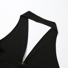 sexy women deep v neck wrap bodycon dress front zipper backless clubwear ukraine club party midi dress black vestidos de renda J4U66