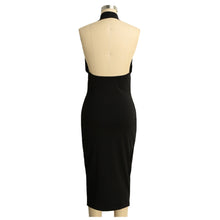 sexy women deep v neck wrap bodycon dress front zipper backless clubwear ukraine club party midi dress black vestidos de renda J4U66