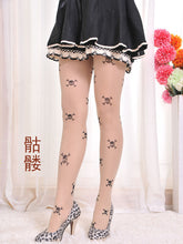 Sexy Women Fashion Japan Angel Animal Mock Knee High Tattoo Tights Pantyhose Pattern Printed Stockings J4U66