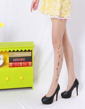 Sexy Women Fashion Japan Angel Animal Mock Knee High Tattoo Tights Pantyhose Pattern Printed Stockings J4U66