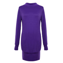 Sexy Korean Long Sleeve Knit Sweater Bodycon Slim Party Club Dress J4U66