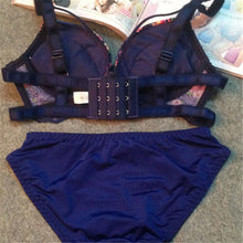 sexy women floral deep v bra brassiere push up underwire bra set underwear J4U66