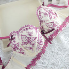 Sexy Floral Embroidery Push Up Padded Underwear Bra + Pant Set Brassieres Y46 P18 J4U66