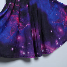 Sexy Women Galaxy Dress Adventure Time Sleeveless Club Mini Dresses Skater S-2XL Party Wear  J4U66