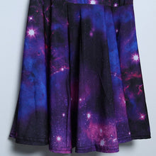 Sexy Women Galaxy Dress Adventure Time Sleeveless Club Mini Dresses Skater S-2XL Party Wear  J4U66