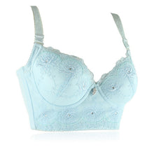 Sexy Women Girl Deep U Plunge Push Up Lace Bra Underwire Side Support Bras Lingerie J4U66