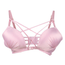 Sexy Women Girl Deep-V Bra Brassiere Underwire Bandage Push Up Underwear Bra Set J4U66