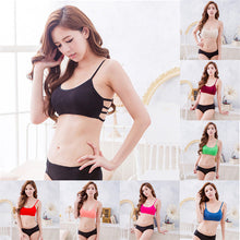 Sexy Hollow Back Midriff Shirt Tank Top Bra Wrap Vest Chest Bra J4U66