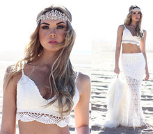 sexy women lace crochet crop top knitted bra halter boho beachwear bikini camisole camis bralette regata feminina black white J4U66