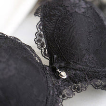 Sexy Women Lace Push Up Deep V Bra and Panty Set Underwire Bras Underwear Lingerie Outfits J4U66