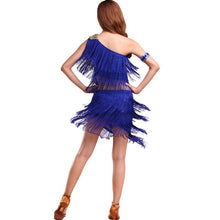 Sexy Women Latin Dance Skirts & Rhythm Salsa Cha Cha Tassels Tango Dress Top Ballroom Y46  J4U66