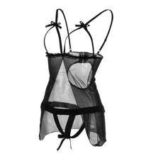 sexy women lingerie open breast sexy underwear babydoll halter sleepwear g-string underwear three point underwear J4U66