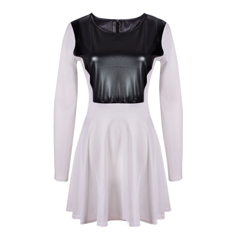 Sexy Long Sleeve Bodycon Casual Party Cocktail Short Mini Dress J4U66