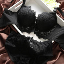 Sexy Push Up Lace Bra and Panty s Set Embroidery Underwear Lingerie Bras Suit J4U66
