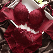 sexy women push up lace bra and panty set embroidery underwear lingerie bras suit J4U66